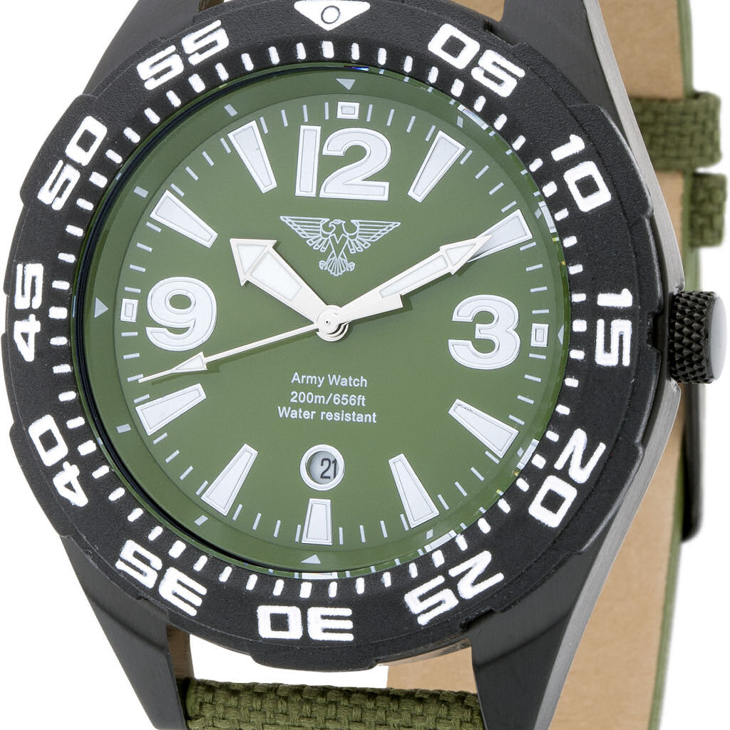 Orologio Militare Army Watch Diver Green